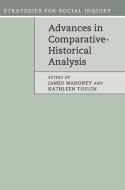 Advances in Comparative-Historical Analysis edito da Cambridge University Press