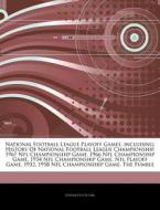 National Football League Playoff Games, di Hephaestus Books edito da Hephaestus Books