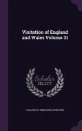 Visitation Of England And Wales Volume 31 edito da Palala Press