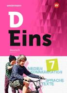 D Eins - Deutsch 7. Schülerband 7 (inkl. Medienpool). Gymnasium Nordrhein-Westfalen edito da Schroedel Verlag GmbH