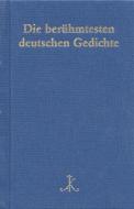 Die berühmtesten deutschen Gedichte edito da Kroener Alfred GmbH + Co.