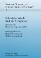 Schostakowitsch und die Symphonie edito da Lang, Peter GmbH