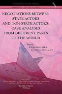 Negotiations Between State Actors and Non-State Actors edito da Republic of Letters