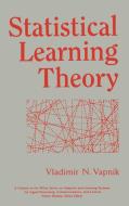 Statistical Learning Theory di Vladimir N. Vapnik edito da WILEY