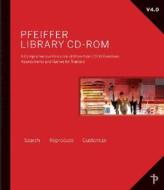 Pfeiffer Library CD-ROM Version 4.0 edito da Pfeiffer
