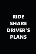 2019 Weekly Planner Ride Share Driver's Plans Black 134 Pages: 2019 Planners Calendars Organizers Datebooks Appointment  di Distinctive Journals edito da INDEPENDENTLY PUBLISHED