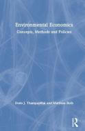 Environmental Economics di Dodo J. Thampapillai, Matthias Ruth edito da Taylor & Francis Ltd