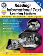 Reading, Grades 6 - 8: Informational Text Learning Stations di Schyrlet Cameron, Suzanne Myers edito da MARK TWAIN MEDIA