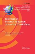 Information Security Education Across the Curriculum edito da Springer International Publishing