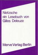 Nietzsche di Gilles Deleuze edito da Merve Verlag GmbH
