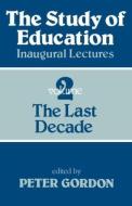 Study of Education Pb di Peter Gordon edito da Routledge