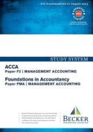 F2 Management Accounting Study Text di BECKER edito da Becker Professional Education
