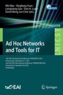 Ad Hoc Networks and Tools for IT edito da Springer International Publishing