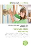 Colorado State University edito da Alphascript Publishing