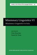 Missionary Linguistics VI edito da John Benjamins Publishing Co