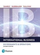 International Business di John Daniels, Lee H. Radebaugh, Daniel Sullivan edito da Pearson Education (us)