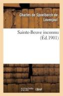 Sainte-Beuve Inconnu di SPOELBERCH DE LOVENJOUL-C edito da Hachette Livre - BNF