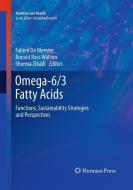 Omega-6/3 Fatty Acids edito da Humana Press