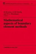 Mathematical Aspects of Boundary Element Methods di Marc Bonnet edito da Chapman and Hall/CRC