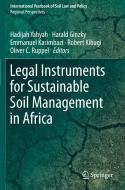 Legal Instruments for Sustainable Soil Management in Africa edito da Springer International Publishing