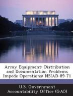 Army Equipment edito da Bibliogov