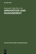 Innovation and Management edito da De Gruyter