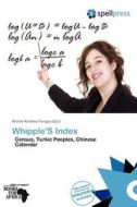 Whipple's Index edito da Crypt Publishing