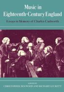 Music in Eighteenth-Century England edito da Cambridge University Press