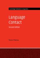 Language Contact di Yaron Matras edito da CAMBRIDGE