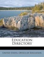 Education Directory edito da Nabu Press