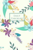 Daily Checklist: To-Do List Journal with Checkboxes Folk Art Flowers di Stone Paper Press edito da LIGHTNING SOURCE INC