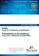 F3 Financial Accounting Study Text di BECKER edito da Becker Professional Education