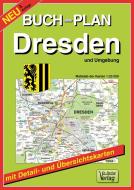 Buchstadtplan Dresden und Umgebung 1 : 20 000 edito da Barthel Dr.