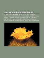 American Bibliographers: Donna Kossy, Mi di Books Llc edito da Books LLC, Wiki Series