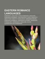 Eastern Romance Languages: Istro-romania di Books Llc edito da Books LLC, Wiki Series