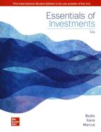 ISE Essentials of Investments di Zvi Bodie, Alex Kane, Alan Marcus edito da McGraw-Hill Education