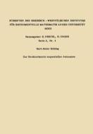 Zur Strukturtheorie sequentieller Automaten di Karl Heinz Böhling edito da VS Verlag für Sozialwissenschaften