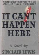 It Can't Happen Here di Sinclair Lewis edito da ISHI PR