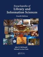 Encyclopedia Of Library And Information Sciences edito da Taylor & Francis Ltd
