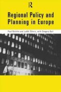Regional Policy and Planning in Europe di Paul Balchin edito da Routledge