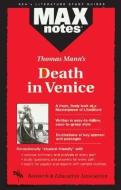 Death in Venice (Maxnotes Literature Guides) di Boria Sax edito da RES & EDUCATION ASSN