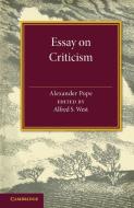 Essay on Criticism di Alexander Pope edito da Cambridge University Press