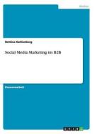Social Media Marketing im B2B di Bettina Kahlenberg edito da GRIN Publishing