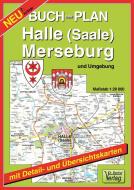 Buchstadtplan Halle (Saale) , Merseburg und Umgebung 1 : 20 000 edito da Barthel Dr.