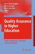 Quality Assurance in Higher Education edito da Springer-Verlag GmbH