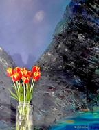 Orange Tulips Artist Grid Journal Ir M di MICHAEL HUHN edito da Lightning Source Uk Ltd