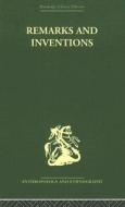 Remarks And Inventions di Rodney Needham edito da Taylor & Francis Ltd