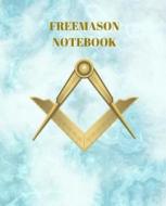Freemason Notebook: Turquoise Marble Gold Symbol di Tom Eric edito da LIGHTNING SOURCE INC