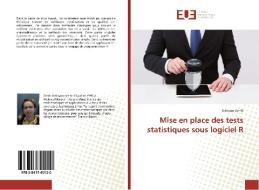 Mise en place des tests statistiques sous logiciel R di Ibtissam Zerrik edito da Editions universitaires europeennes EUE