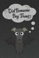 Greyhound Lined Notebook: A Halloween Themed Notebook for Greyhound Lovers di Julia Gibb edito da LIGHTNING SOURCE INC